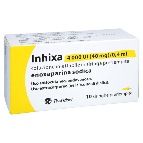 INHIXA 4.000 I.E. 40 mg/0,4 ml Inj.-Lsg.i.e.F.-Sp. 10 St