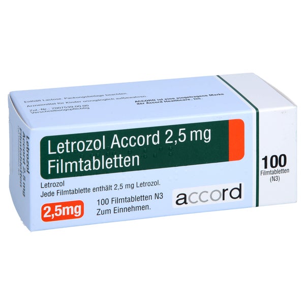 Letrozol Accord 2,5 mg Filmtabletten 100 St