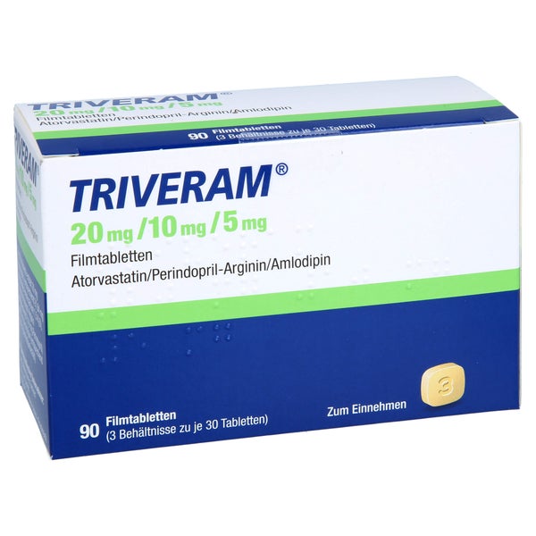Triveram 20 Mg/10 mg/5 mg Filmtabletten 90 St