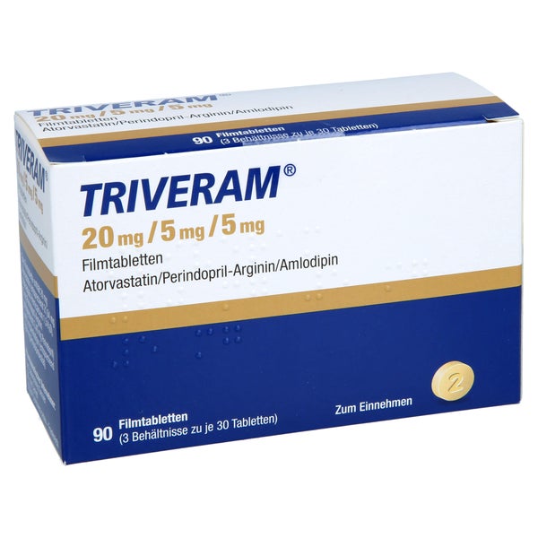 Triveram 20 mg/5 mg/5 mg Filmtabletten 90 St