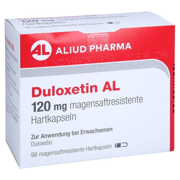 DULOXETIN AL 120 mg magensaftresistente Hartkaps. 98 St