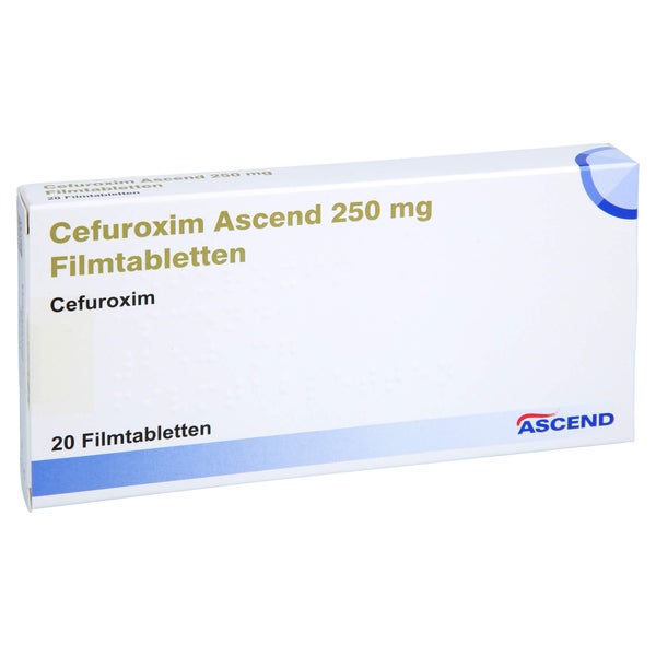 Cefuroxim Ascend 250 mg Filmtabletten 20 St