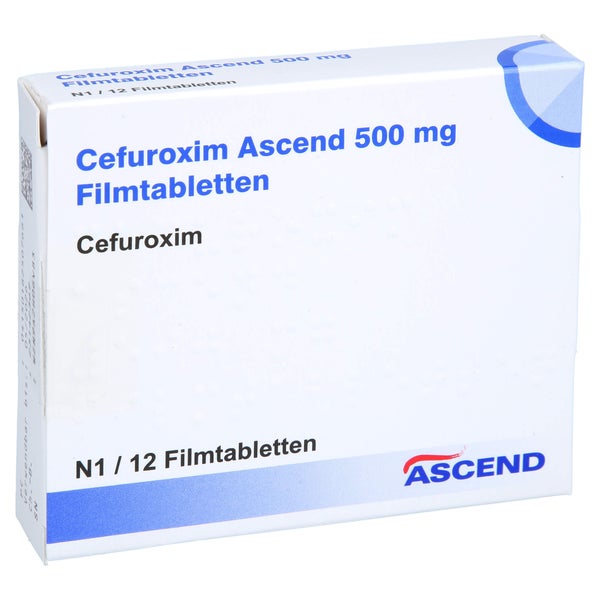 Cefuroxim Ascend 500 mg Filmtabletten 12 St