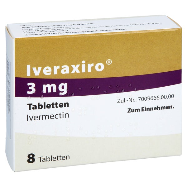 Iveraxiro 3 mg Tabletten 8 St
