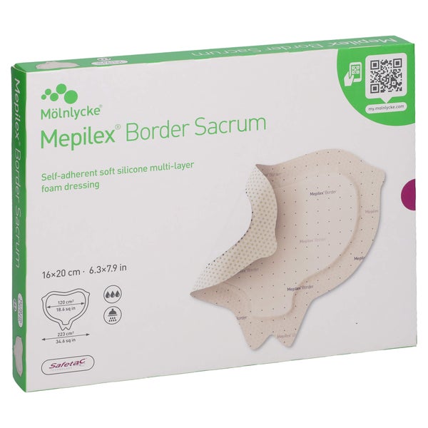 Mepilex Border Sacrum Schaumverb.16x20 c 5 St