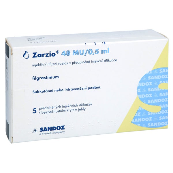 ZARZIO 48 Mio.E./0,5 ml Inj./Inf.-Lsg.i.e.Fert.-S. 5 St