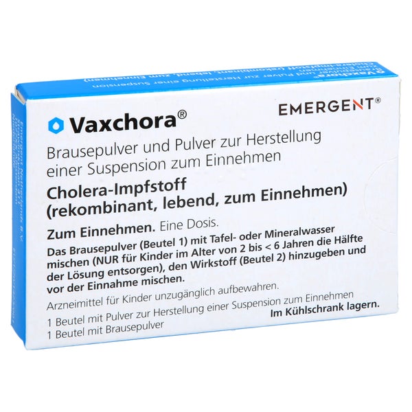 VAXCHORA Brauseplv.u.Pulver z.Herst.e.Susp.z.Einn. 1 St