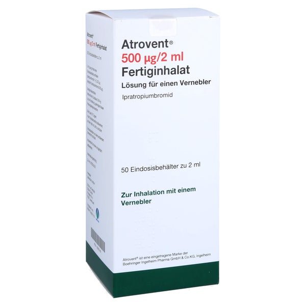 ATROVENT 500 µg/2 ml Fert.Inhal.Eindosisbehält. 50X2 ml