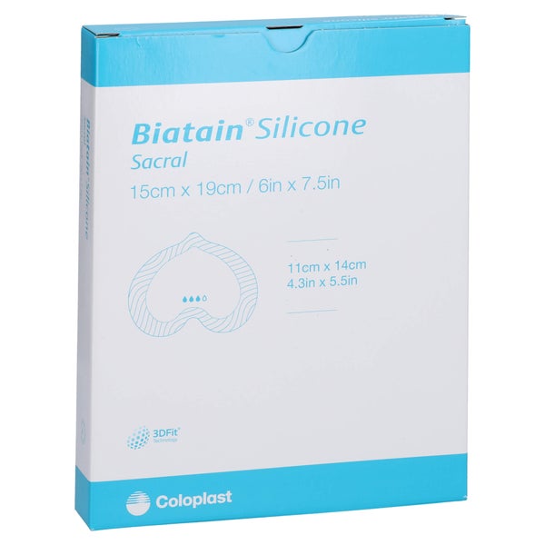 Biatain Silicone Schaumverb.sakrum klein 5 St