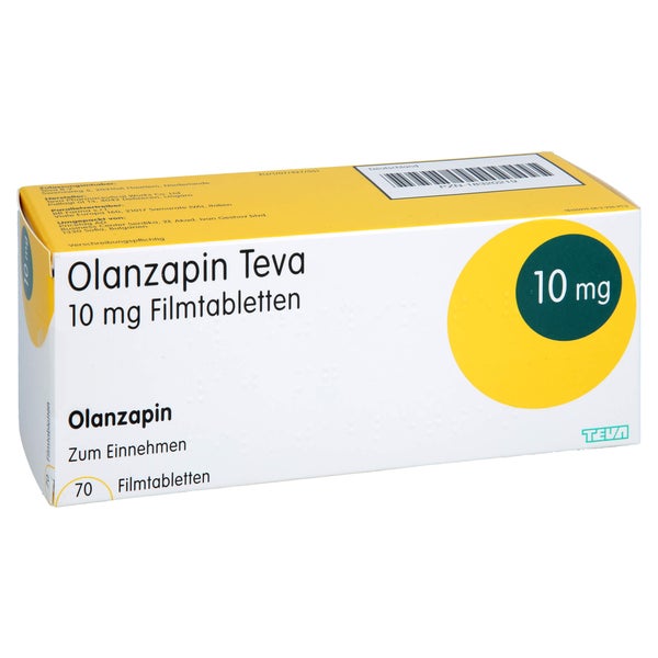 Olanzapin Teva 10 mg Filmtabletten 70 St