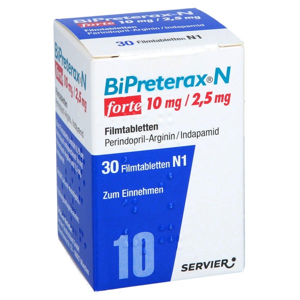 Bipreterax N Forte 10 mg/2,5 mg Filmtabl 30 St