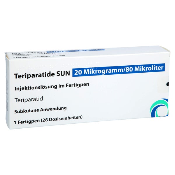 Teriparatide SUN 20 µg/80 µl Inj.-Lsg.Fe 1 St