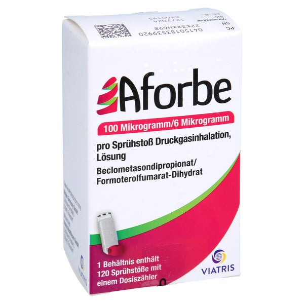 Aforbe 100 µg/6 µg 120 Hub Dosieraerosol 1 St