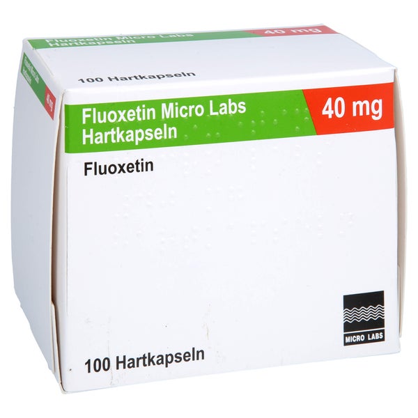 Fluoxetin Micro Labs 40 mg Hartkapseln 100 St