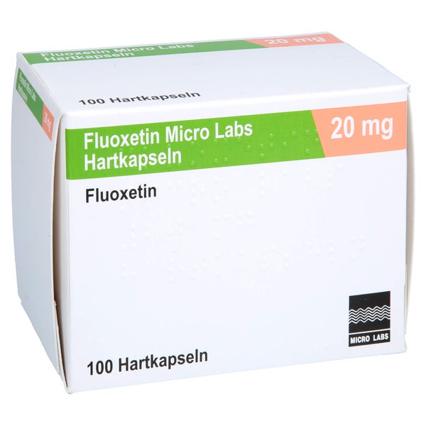 Fluoxetin Micro Labs 20 mg Hartkapseln 100 St