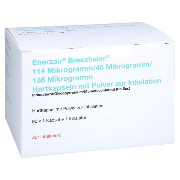 ENERZAIR Breezhaler 114µg/46µg/136µg Hkp.P.z.Inh. 90 St