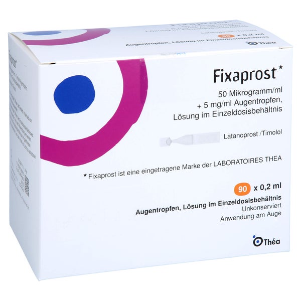 FIXAPROST 50 Mikrogramm/ml + 5 mg/ml Augentr.EDP 90X0,2 ml