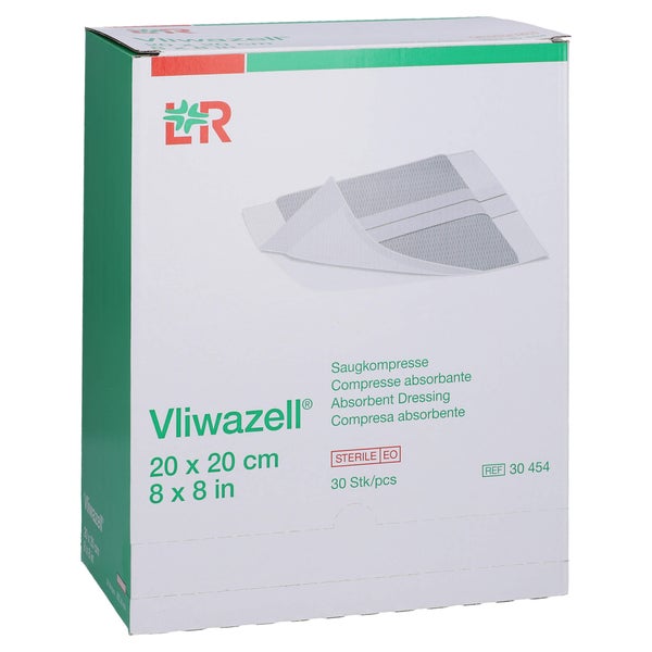 Vliwazell Saugkompressen Steril 20x20 cm 30 St