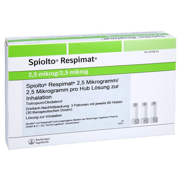 Spiolto Respimat 2,5 µg/2,5 µg Hub Nachf 3X4,0 ml