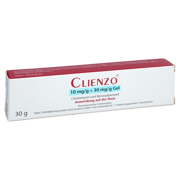 Clienzo 10 Mg/g + 30 Mg/g Gel 30 g
