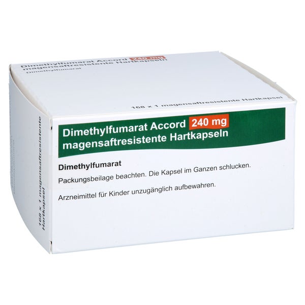 Dimethylfumarat Accord 240 Mg Magensaftr.hartkaps. 168X1 St
