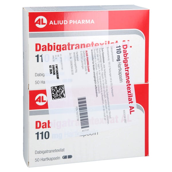 Dabigatranetexilat AL 110 mg Hartkapseln 100 St