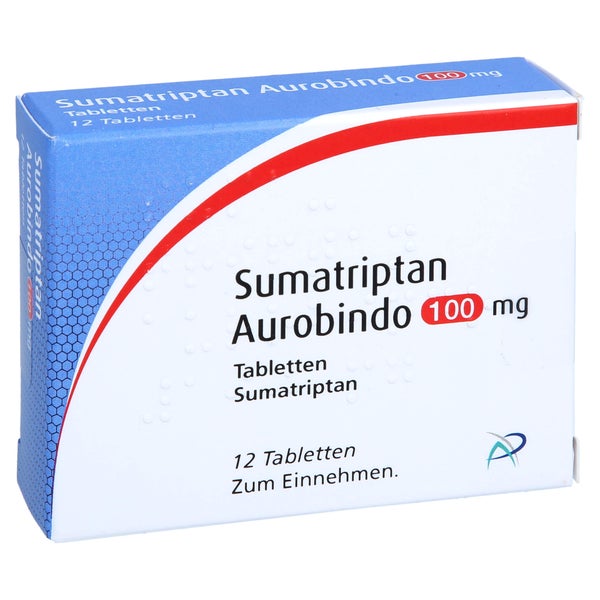 Sumatriptan Aurobindo 100 mg Tabletten 12 St