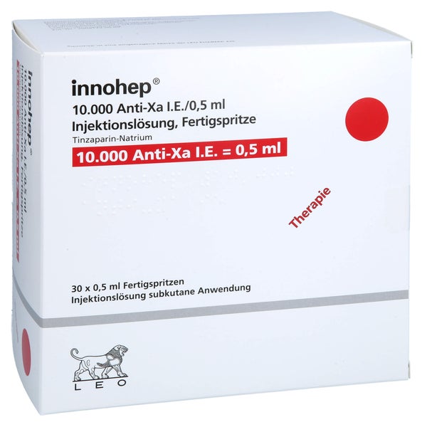 INNOHEP 10.000 Anti-Xa I.E./0,5ml Inj.-Lsg.i.e.FS 30 St