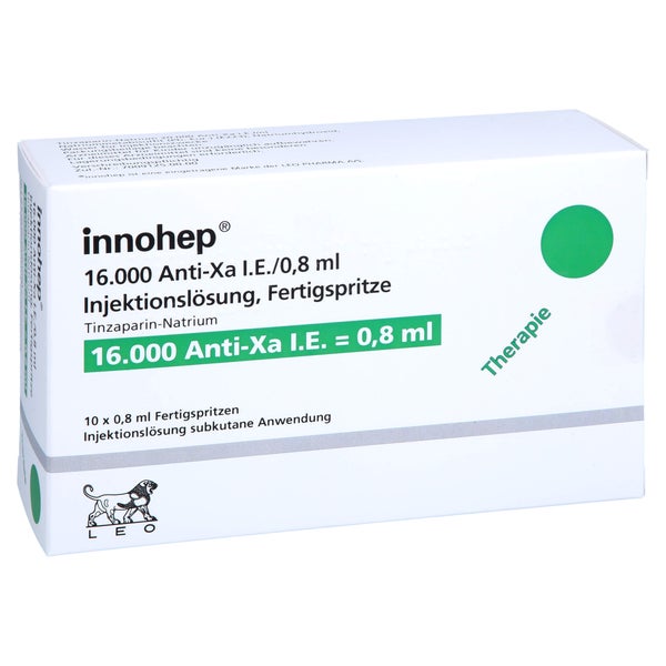 INNOHEP 16.000 Anti-Xa I.E./0,8ml Inj.-Lsg.i.e.FS 10 St
