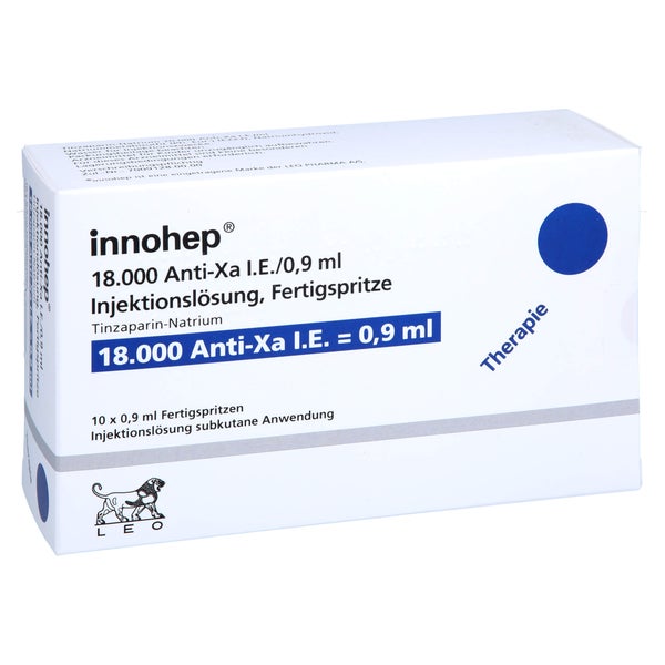 INNOHEP 18.000 Anti-Xa I.E./0,9ml Inj.-Lsg.i.e.FS 10 St