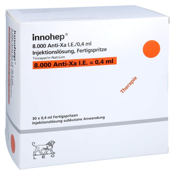 INNOHEP 8.000 Anti-Xa I.E./0,4ml Inj.-Lsg.i.e.FS 30 St