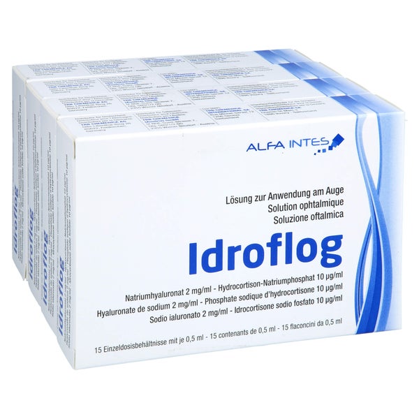 IDROFLOG Augentropfen in Einzeldosispipetten 60X0,5 ml