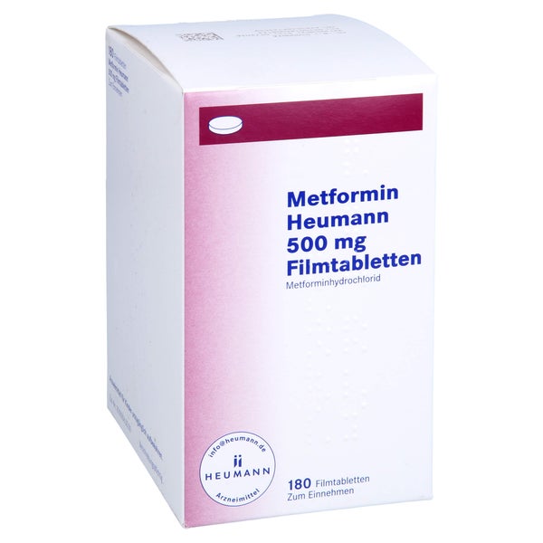 Metformin Heumann 500 mg Filmtabletten 180 St