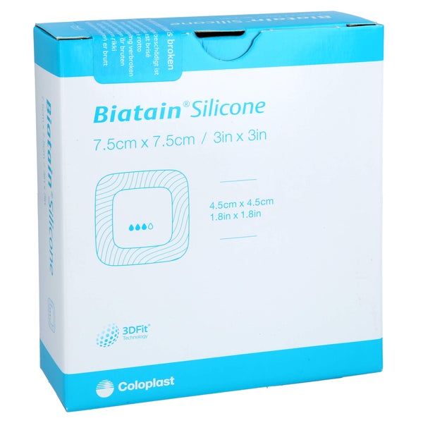 Biatain Silicone Schaumverband 7,5x7,5 c 10 St
