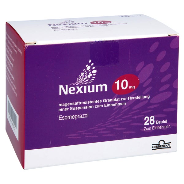 NEXIUM 10 mg magensaftr.Gra.z.Her.e.Sus.z.Ein.Btl. 28 St