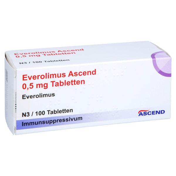 Everolimus Ascend 0,5 mg Tabletten 100 St