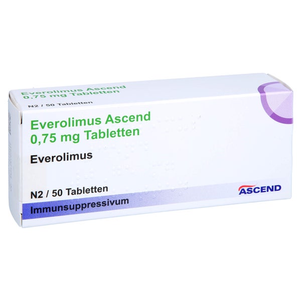 Everolimus Ascend 0,75 mg Tabletten 50 St