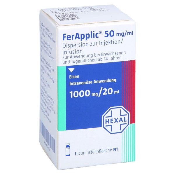 Ferapplic 50 Mg/ml Dispersion z.Injekt./ 1X20 ml