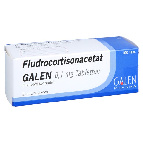 Fludrocortisonacetat Galen 0,1 mg Tablet 100 St