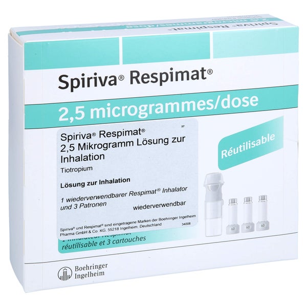 SPIRIVA Respimat 2,5 µg Lsg.z.Inh.wiederverwendbar 3X4,0 ml