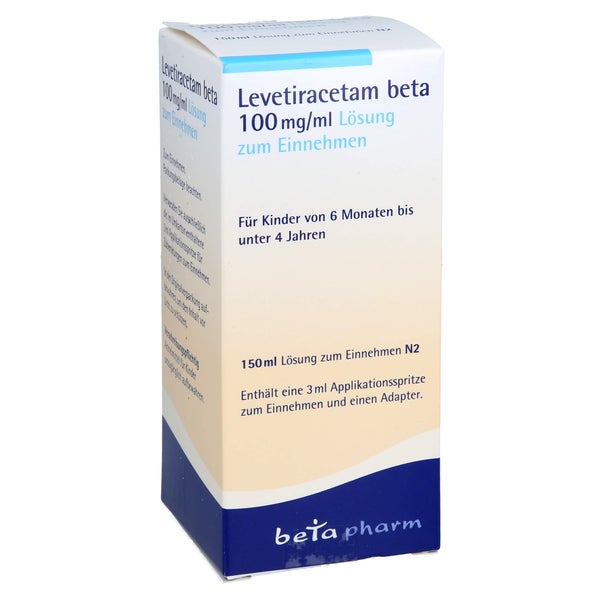 Levetiracetam beta 100 mg/ml L.z.E.3ml D 150 ml