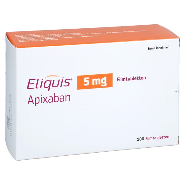 Eliquis 5 mg Filmtabletten 200 St
