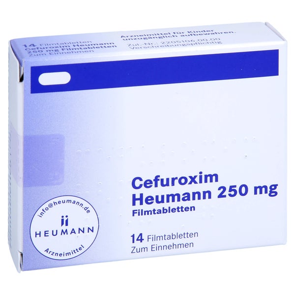 Cefuroxim Heumann 250 mg Filmtabletten 14 St
