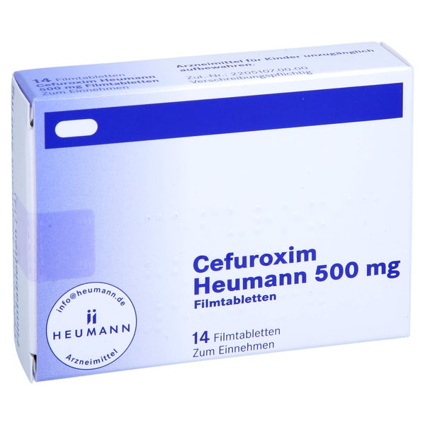 Cefuroxim Heumann 500 mg Filmtabletten 14 St