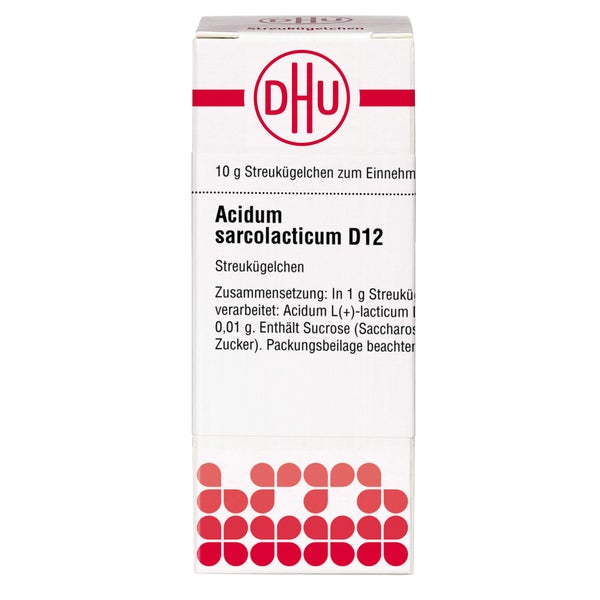 Acidum Sarcolacticum D 12 Globuli 10 g