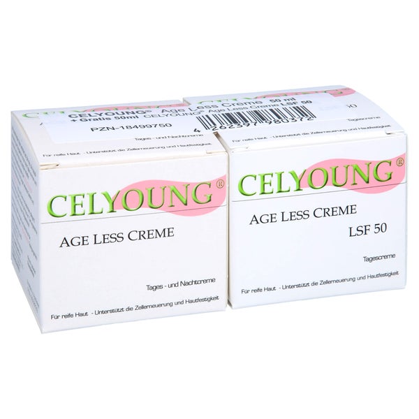 Celyoung age less Creme+gratis LSF 50 2X50 ml
