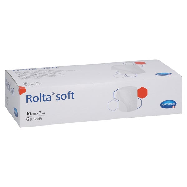 Rolta soft Synth.-wattebinde 10 cmx3 m 6 St