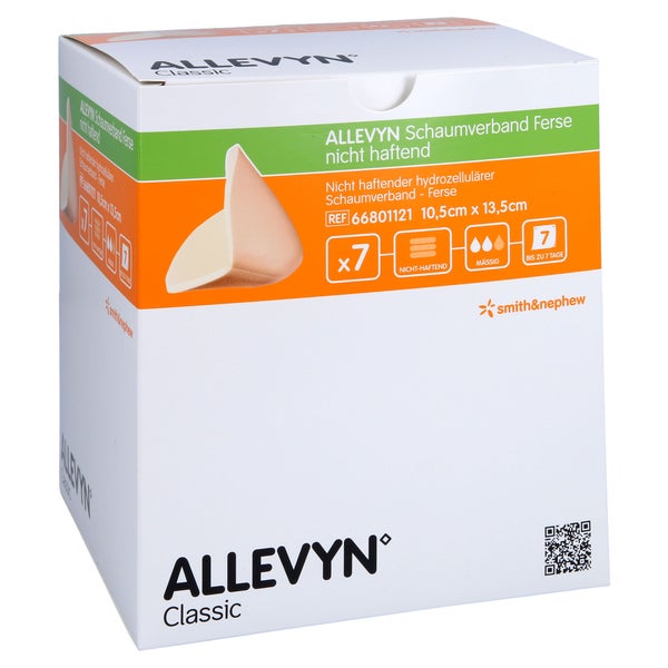 Allevyn Schaumverband Ferse 10,5x13,5cm N.haft. 7 St