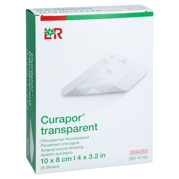Curapor Wundverband Steril Transparent 8x10 Cm 25 St
