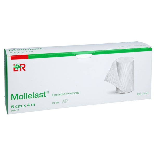 Mollelast Binden 6 Cmx4 M Weiß 20 St